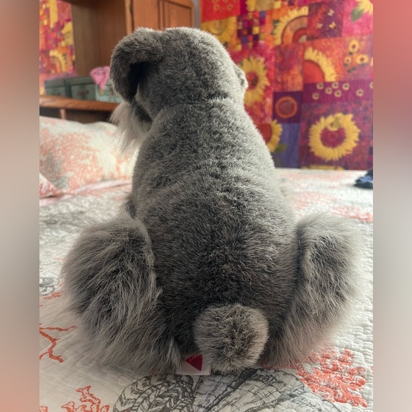 Vintage 1988 Dakin Soft Plush Terrier Schnauzer - Picture 3 of 8